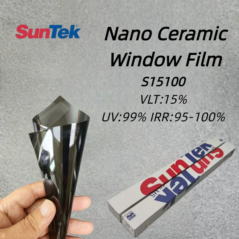 Premium suntek 15% vllt nano cerâmica filme de janela automática alta rejeição de calor uv99% ir99% sem bloqueio de sinal matiz escuro pet