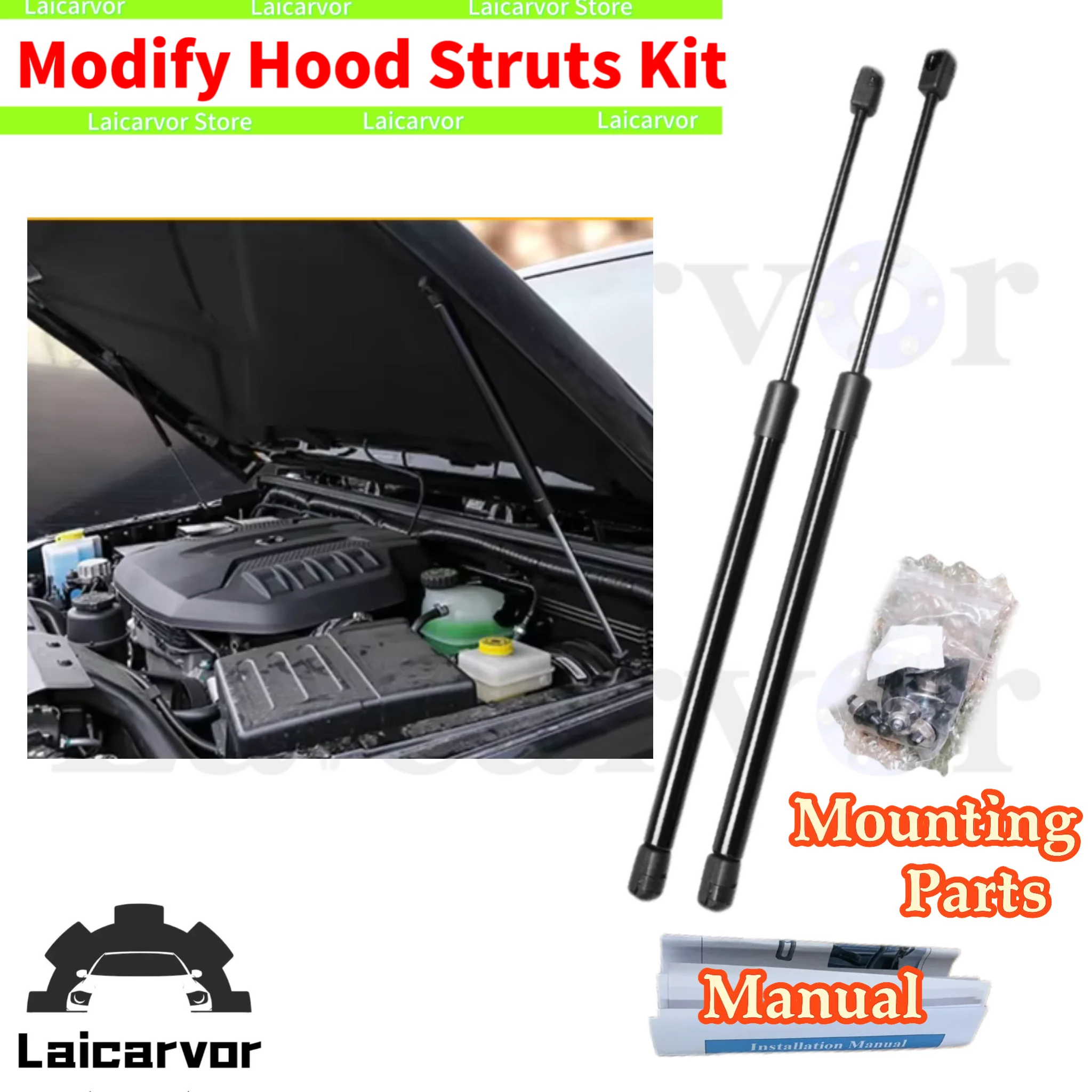 

Gas Struts For BAIC Beijing BJ40 F40 2013-Present Front Hood Bonnet Lift Support Damper Shock Absorber Prop Rods