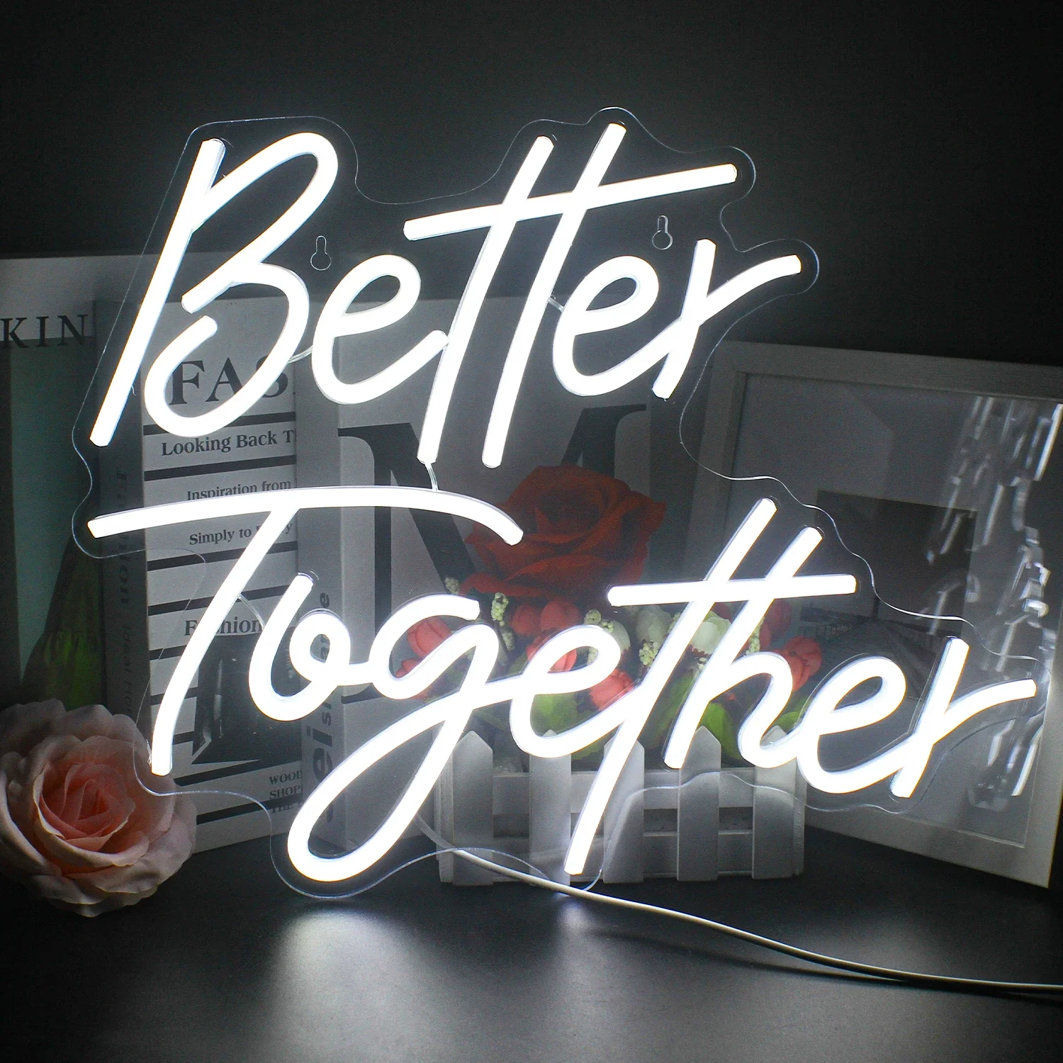 

Better Together Neon Signs Clod Led Neon Lighting For Bedroom Decoration USB Wall Decor For Party Kid Room Birthday Party Art
