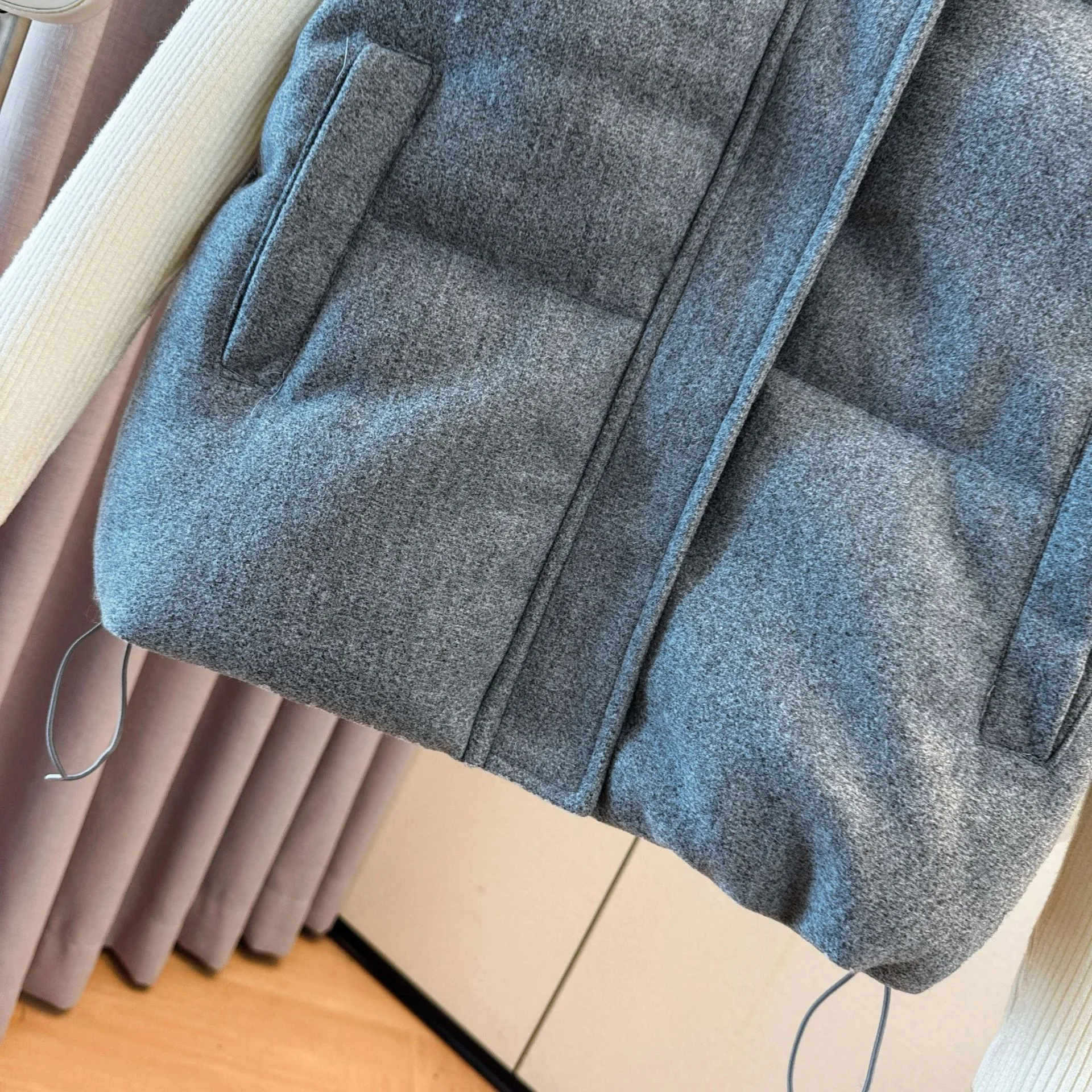 Women Vest Woolen Short Cotton Padded Coat Sleeveless Jacket Female Outerwear Autumn Winter Waistcoat Coat Chaleco Mujer