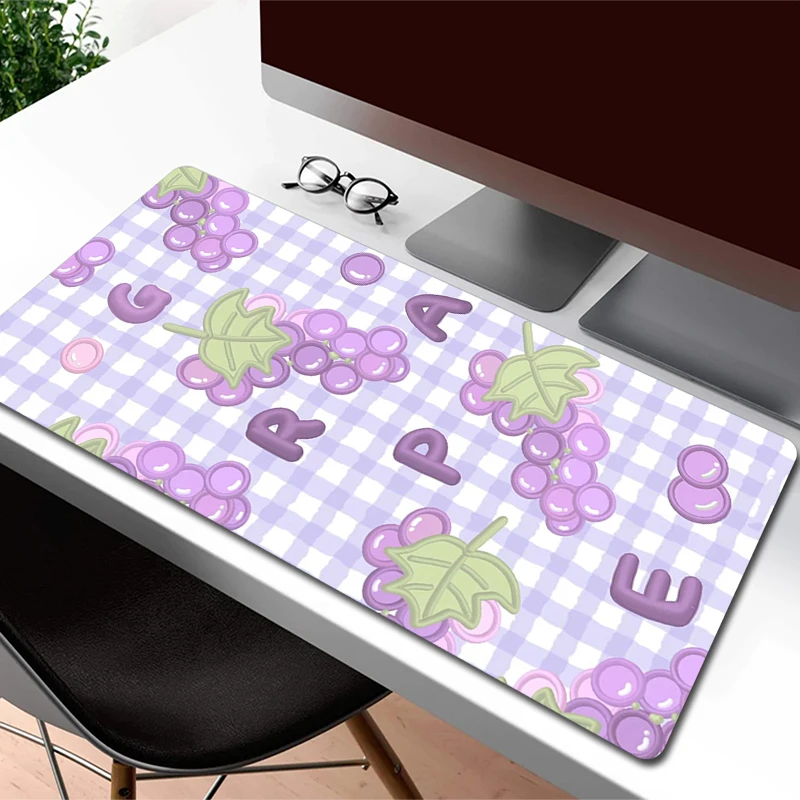 

Fruit Patterned Mouse Pad XXL Large Gaming Mouse Mat Game Rubber Computer Mousepad Kawaii Non-Slip Desk Mat Gamer Keyboard Pads