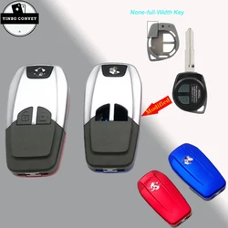 YINBO 2 Buttons Car Key Fob Remote Modified Car Key Shell ForSUZUKI Vitara Swift Ignis SX4 Liana Key red and blue HU133R blade