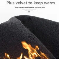 Winter Warm Full Fingers Waterproof Wind proof Cycling Outdoor Sports Running Motorcycle Ski Touch Screen Fleece Gloves 3