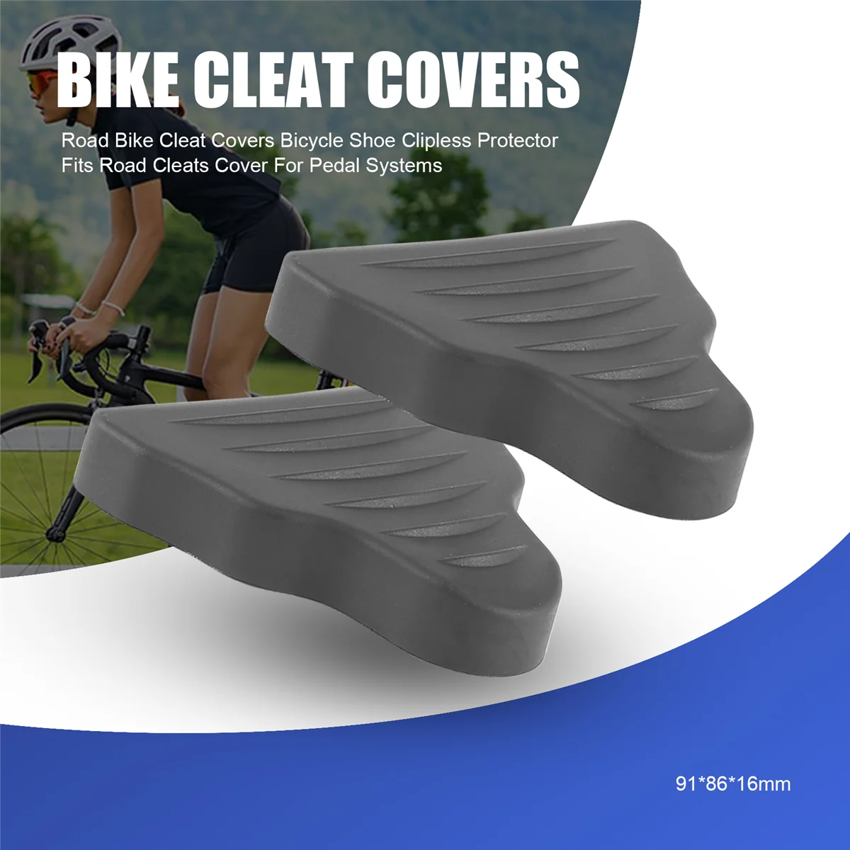 الطريق دراجة المربط يغطي دراجة حذاء كليبليس حامي يناسب نظرة الطريق المرابط غطاء لأنظمة الدواسة Shimano Spd-Sl XQ