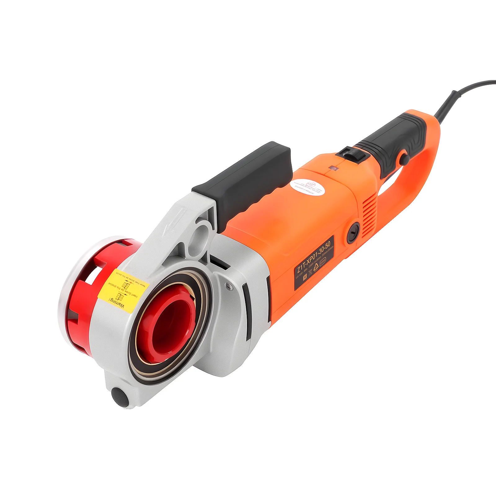 전문가용 2300W 전동 파이프 나사 가공기 키트, 6개 다이 포함 (1/2"-2"), 철/강관 배관 공구용