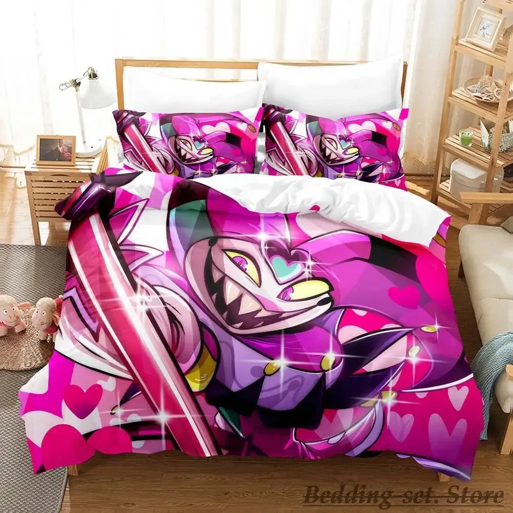 2023 Fizzarolli Boss Bedding Set Single Twin Full Queen King Size Bed Set Adult Kid Bedroom Duvetcover Sets Anime Game Bed