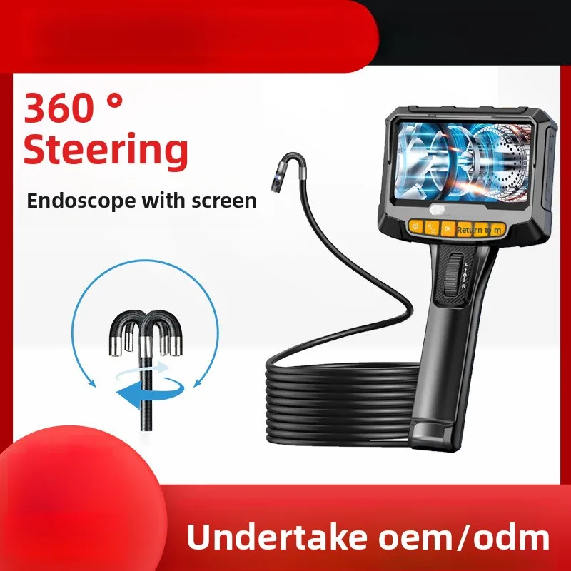 

S10 360 Degree Rotatable Industrial Pipe Auto Repair Detector 5 Inch Screen Portable