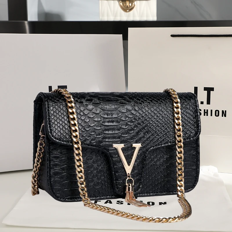 Luxury Woman Bag New 2024 Korea Brand Bag Leather Chain Women Handbags Shoulder Female Bags Casual Fashion Ladies Messenger Bags