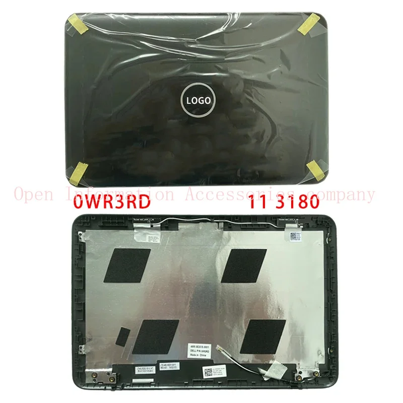 New For Dell Inspiron 11 3180 3162 Replacemen Laptop Accessories Lcd Back Cover/Keyboard 0WR3RD Black White