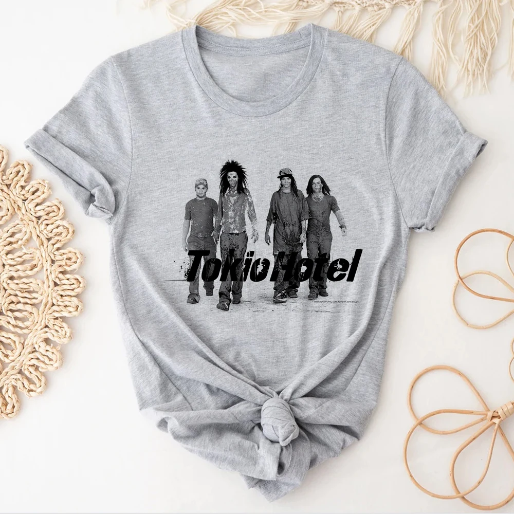 Tokio Hotel Tee women Japanese manga Tee female Japanese streetwear graphic clothes