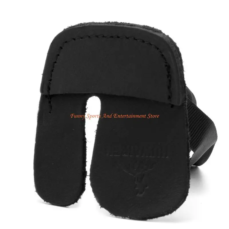 C4DE جلد البقر ثلاثة أصابع تبويب الحرس حامي قفاز الرماية الرماية الصيد القوس