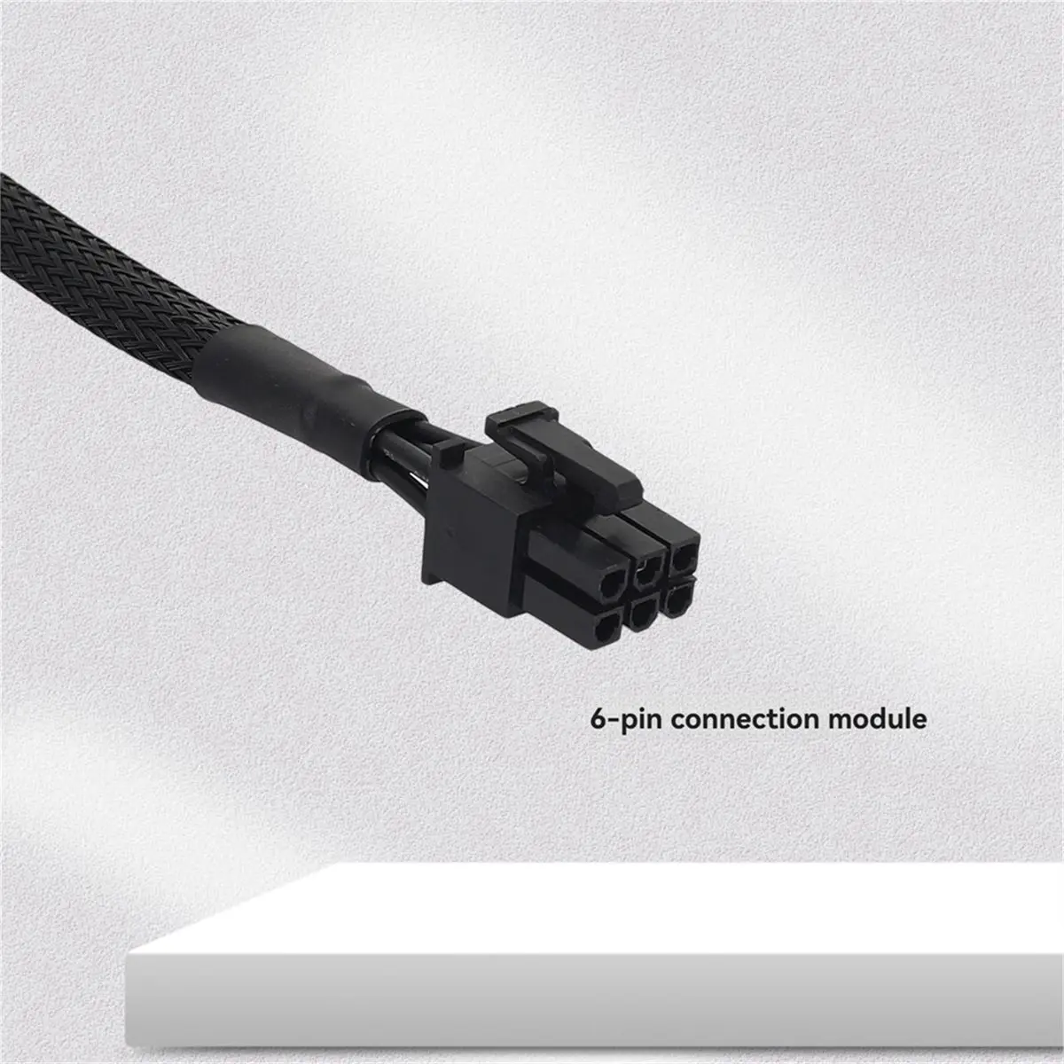 New Electronics PCI-E 6Pin 1 to 4 Power Supply Cable 90-Degree Elbow for RM650X RM750X RM850X RM1000X RM750i SF450 Modular