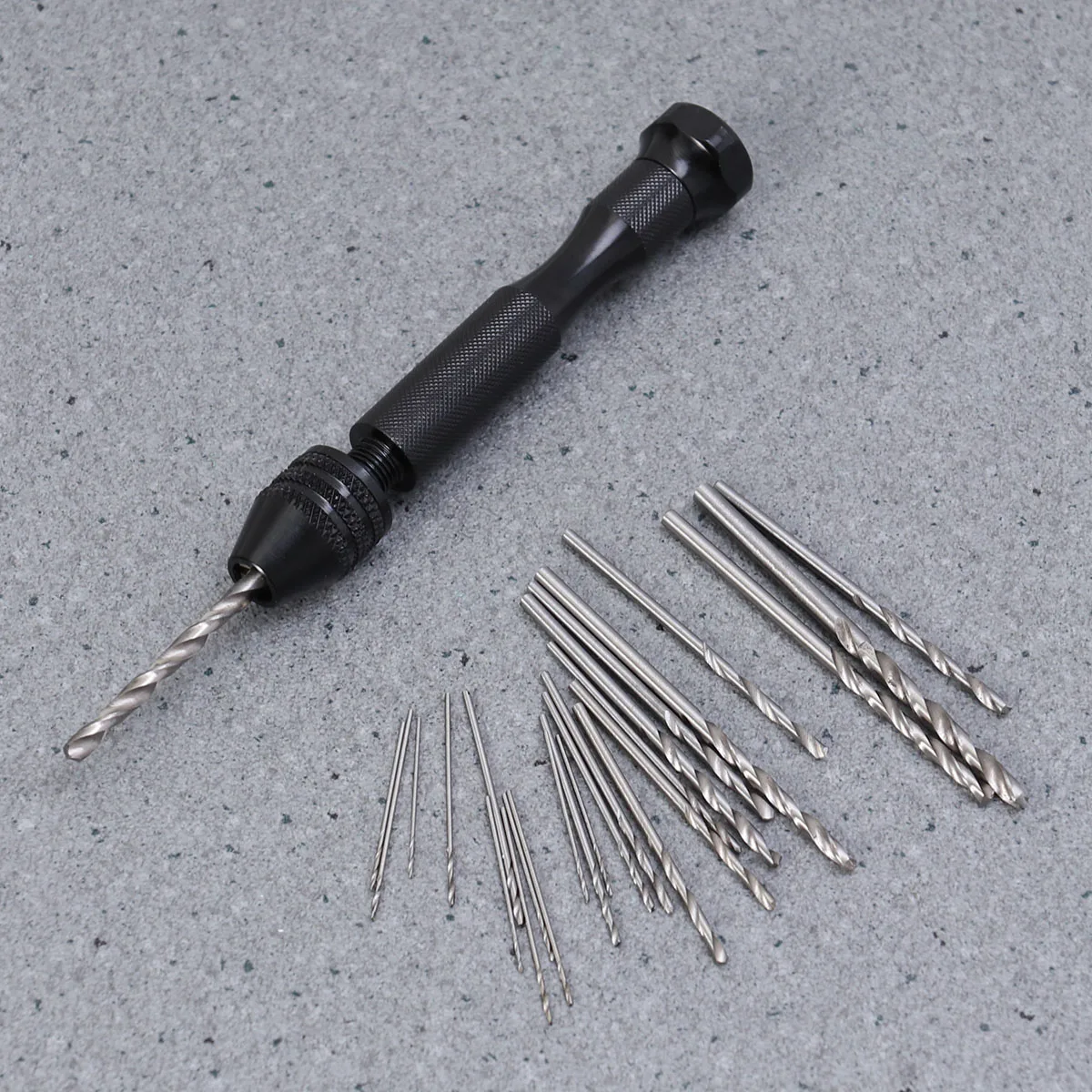 

25 Pieces Precision Pin Vise Hand Drill 0.3-3.4mm Adjustable Chuck for DIY Jewelry Beads Plastic Rotary Tool Set