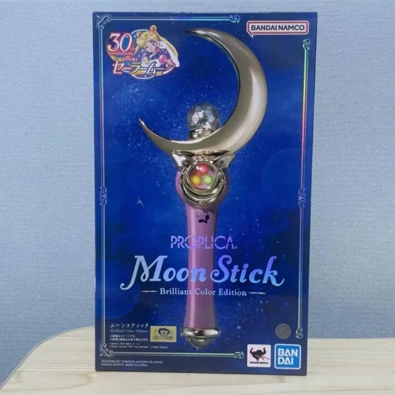 Bandai Proplica Moon Stick Transformation Broochdisguise Pen Crystal Star Figure Anime Sailor Moon Model Cosplay Prop Toy Gift - view 6
