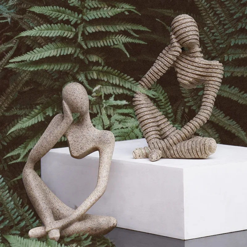 

Home Decoration Accessories Abstract Artistic Figure Desktop Ornament Nordic Creative Household Living Room Bedroom Simple Decor