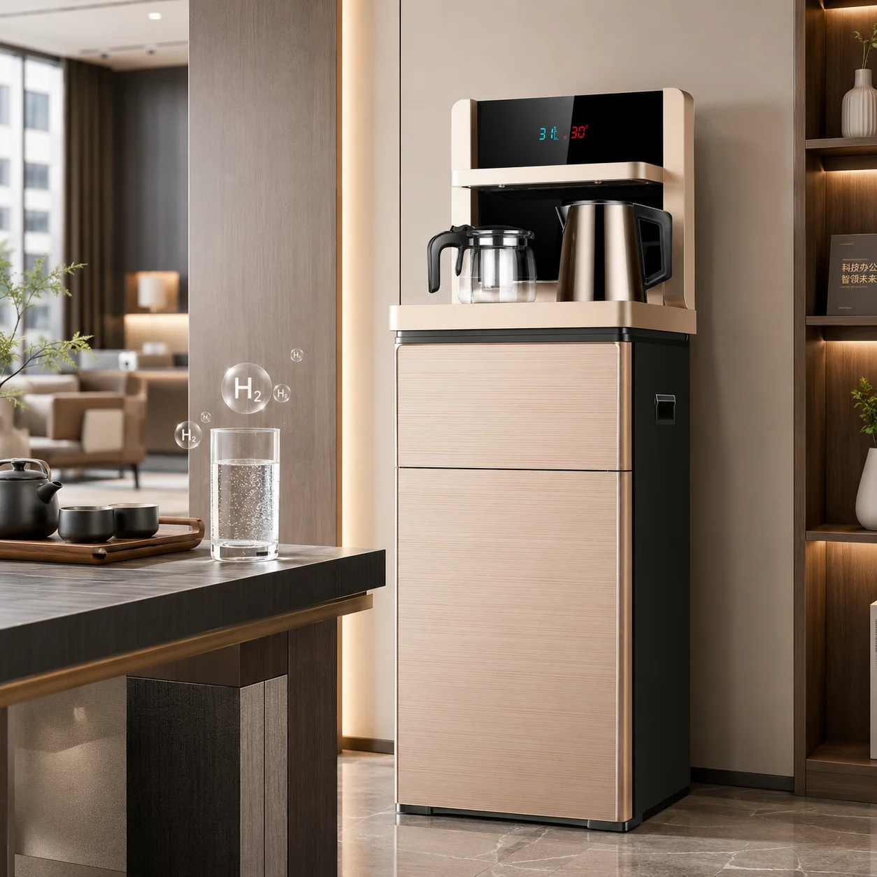 Multifunctional Hydrogen Rich Water Dispenser for Home Office Hotel Tea Station