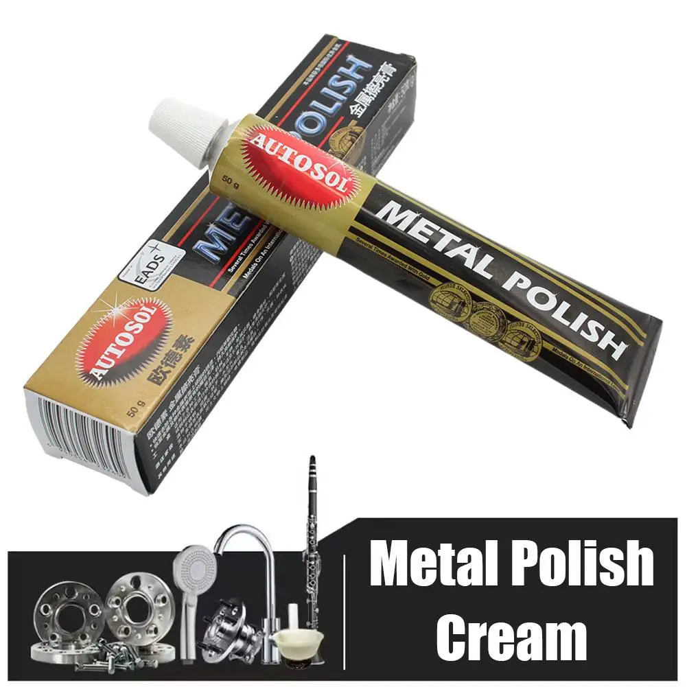 50g Metal Polishing Agent Cream Knife Machine Polishing Wax Repair Hardware Watch Belt Grinding Polishing Provincial Copper view 5