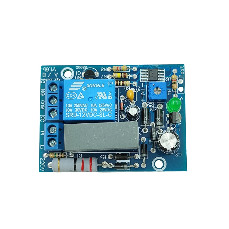 AC 110V 220V 240V Time Delay Relay Module, Adjustatle 10S 100S 10M 100M 10H Delay Timer Close Switch, NC NO Relay Switch Module