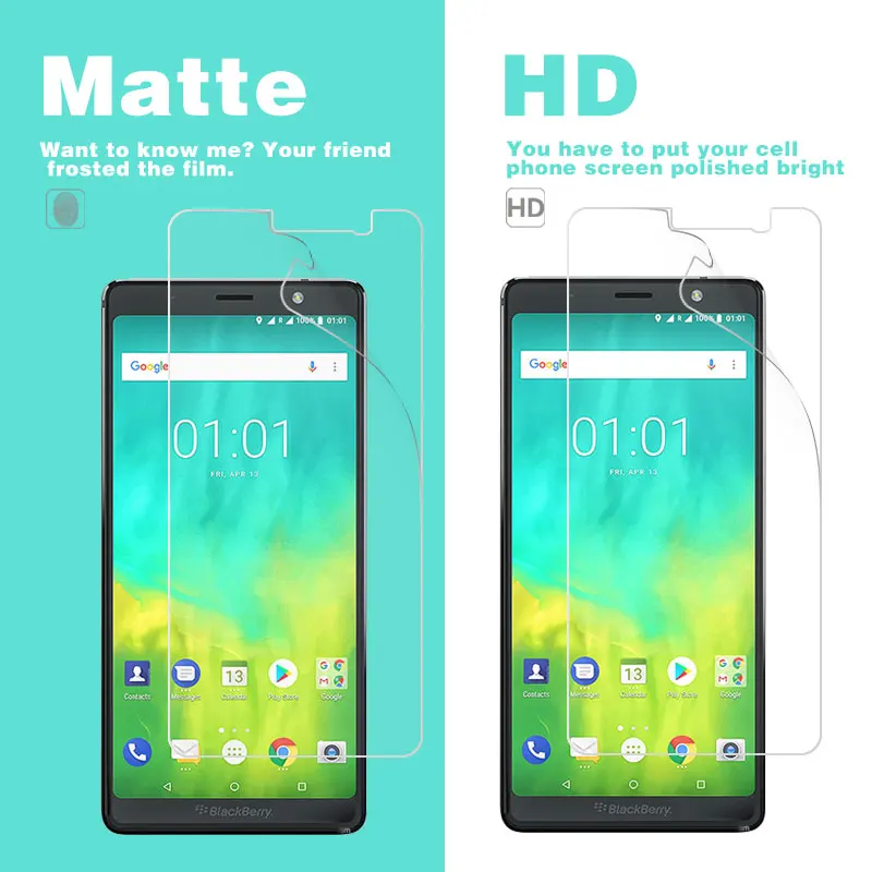 HD Clear Glossy Film For Blackberry Dtek50 Neon Evolve X Matte Film Of Anti-Glare Anti-Fingerprint With Cleaning Tools