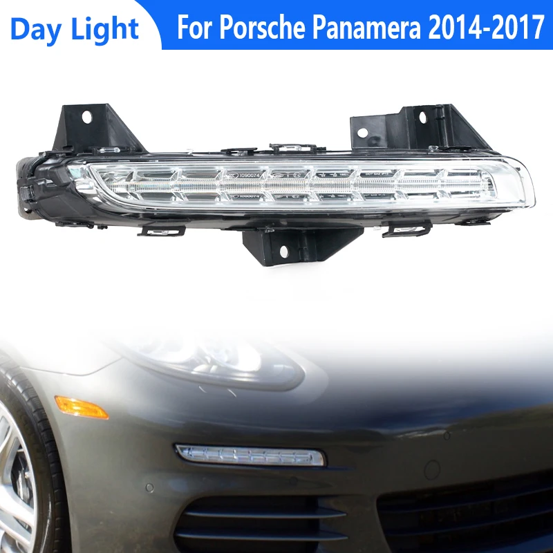 

Daytime Running Light For Porsche Panamera 2014 2015 2016 2017 Car Front LED Signal Light Bumper Lights 97063108152 97063108252