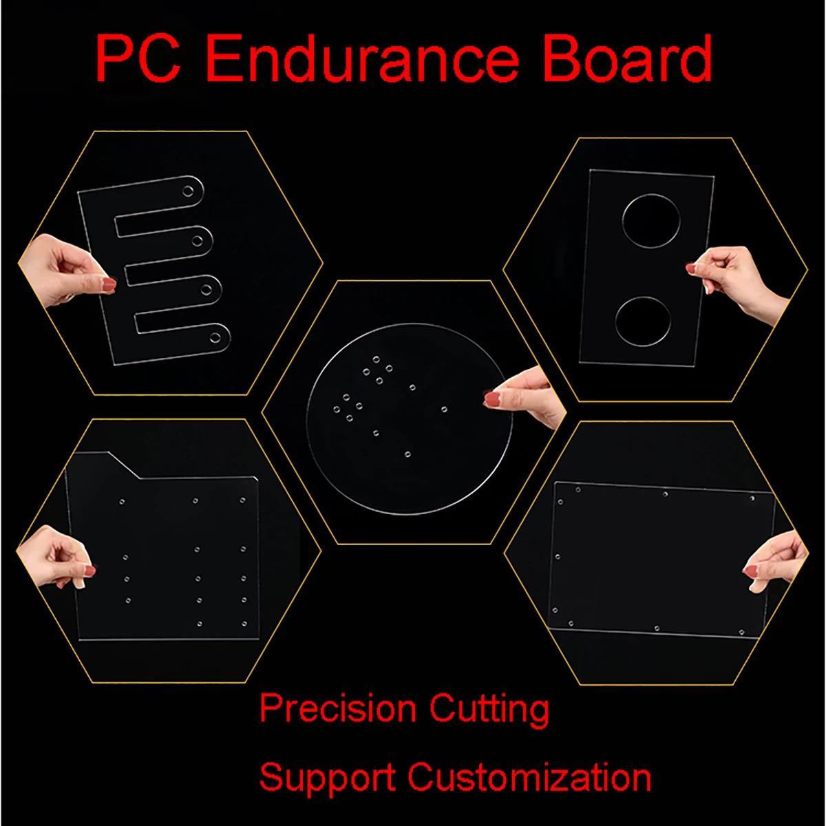 Imagem -05 - Placa de Policarbonato das Folhas do pc Placa Transparente Grossa 1.540 mm 210x297 mm 100x200 mm 150x200 mm 200x200 mm 200x300 mm 300 Milímetros x 400 Milímetros 400 Milímetros x 400 Milímetros