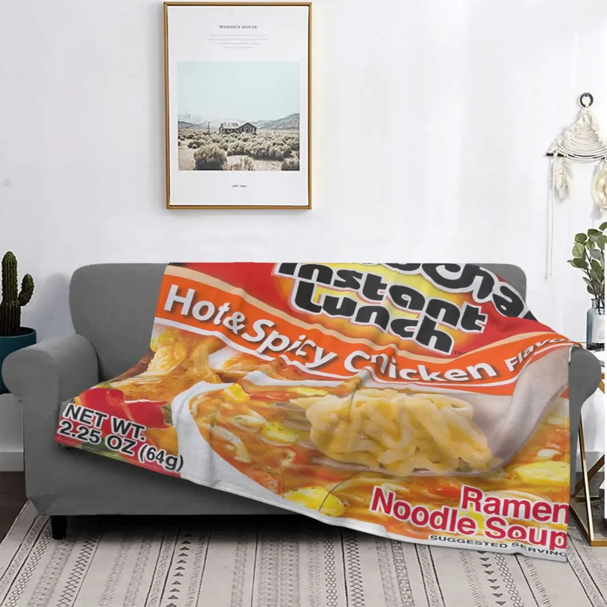 Baby Blankets Maruchan Plaid Summer Collage Sofa Cover Fleece Delicacy Food Noodle Soft Throw Blanket for Home Office Bedspread