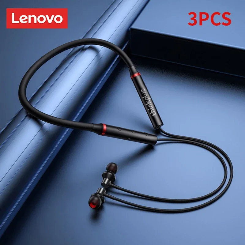 Original Lenovo HE05X Bluetooth Kopfhörer Kopfhörer Wasserdichte Ohrstöpsel HIFI Sound Magnetische Neckband Headset Sport Kopfhörer 8