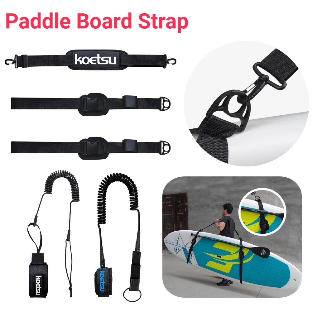 Surfboard Shoulder Strap Adjustable Stand Up Surf Paddle Board Carrier Accessories Portable Paddle Board Carry Sling