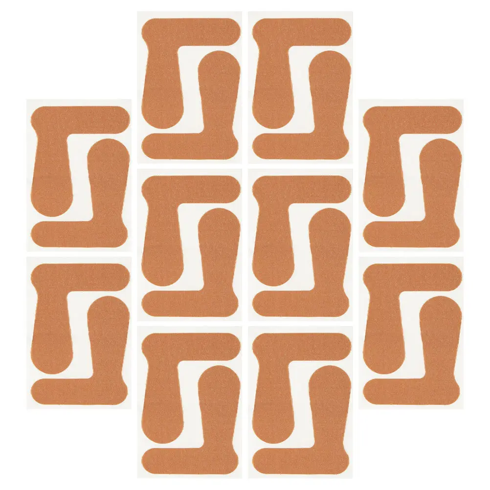 

20 шт. мягких дышащих пластырей от натирания для большого пальца стопы, для спорта, домашней работы, ежедневного использования, эластичная спортивная лента