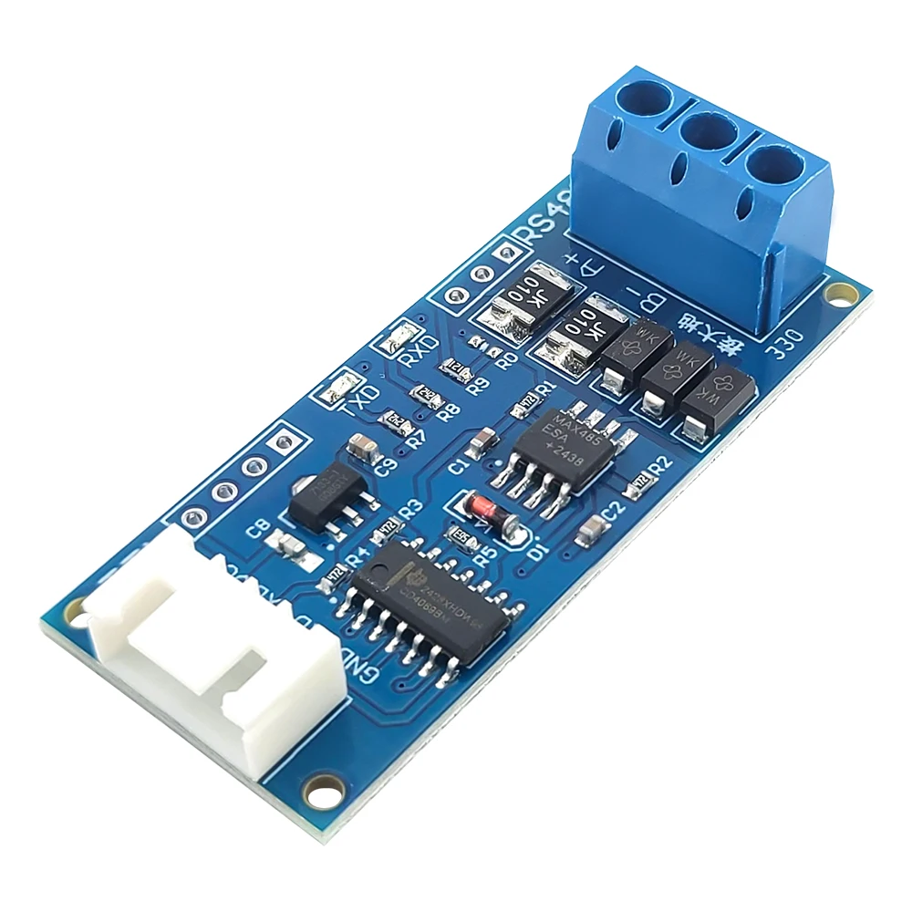 TTL to RS485 Conversion Modules Flow Auto Control Board RS485 to TTL Signal Microcontroller Serial UART