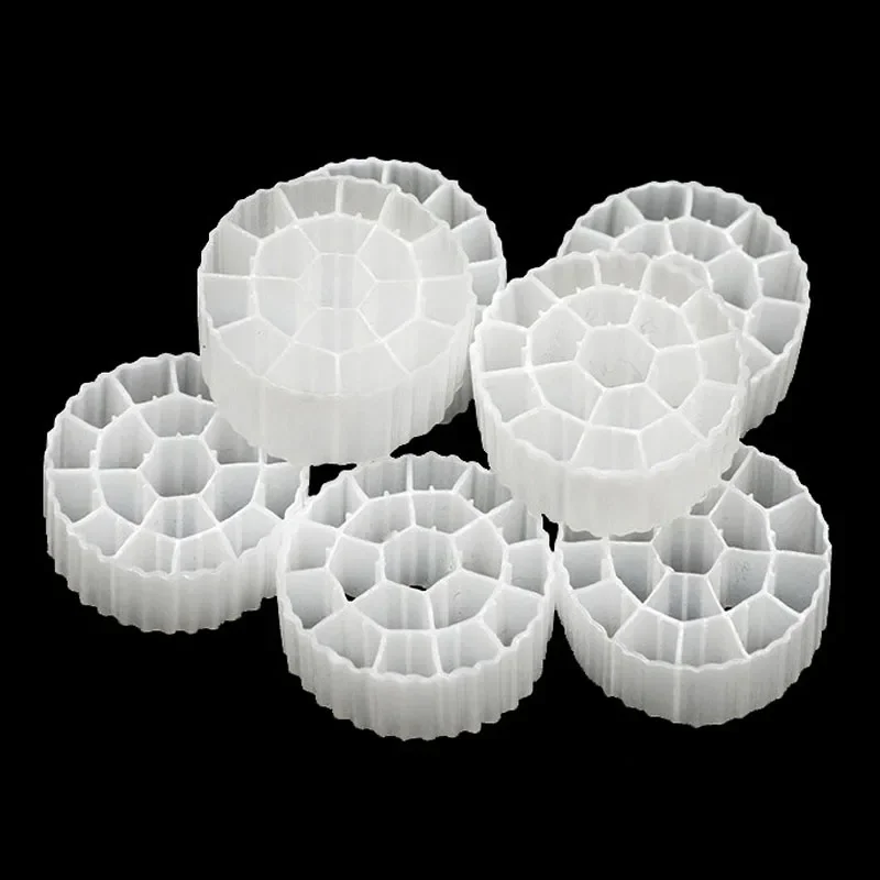 K1 K2 K3 K4 K5 Mbbr Aquarium Koi Pond Plastic Biochemical Filter Media Fluidized Bed Fish Tank Tumble Filter Accessories