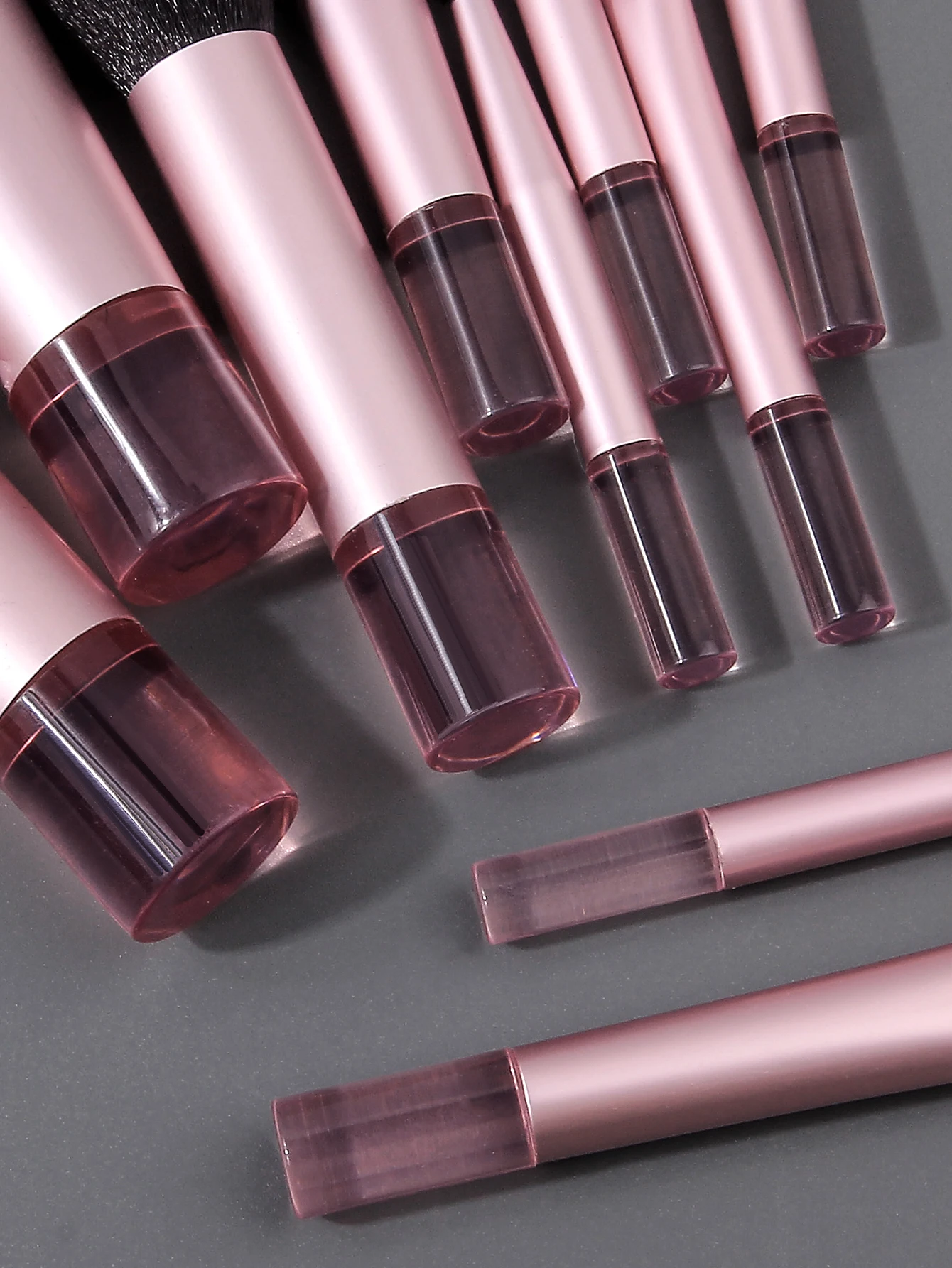 Pennelli per trucco da viaggio premium da 10 pezzi - Set cosmetico di San Valentino con scatola, regalo portatile per le fidanzate e le donne