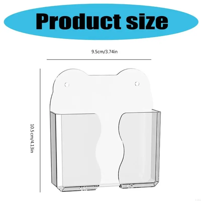 F3MA Clear Wall Holder Support с зарядной дырой для домашнего рабочего офиса использование