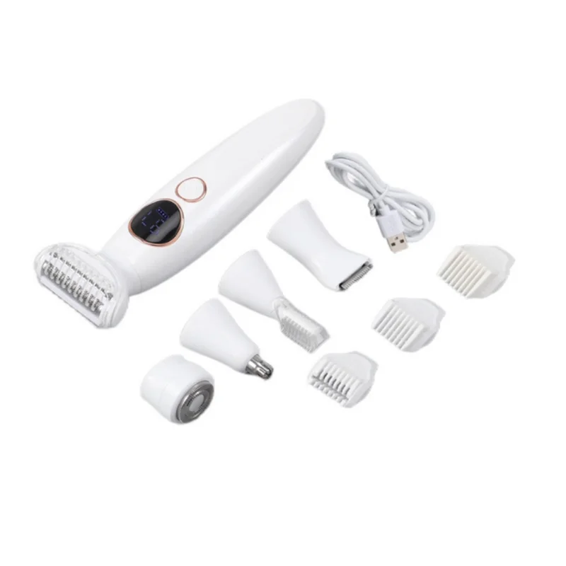 

FZFZ Multifunctional 5 In 1 Women Hair Removal Instrument For Women Shaver Lady Shaver Body Hair Trimmer Portable Painless
