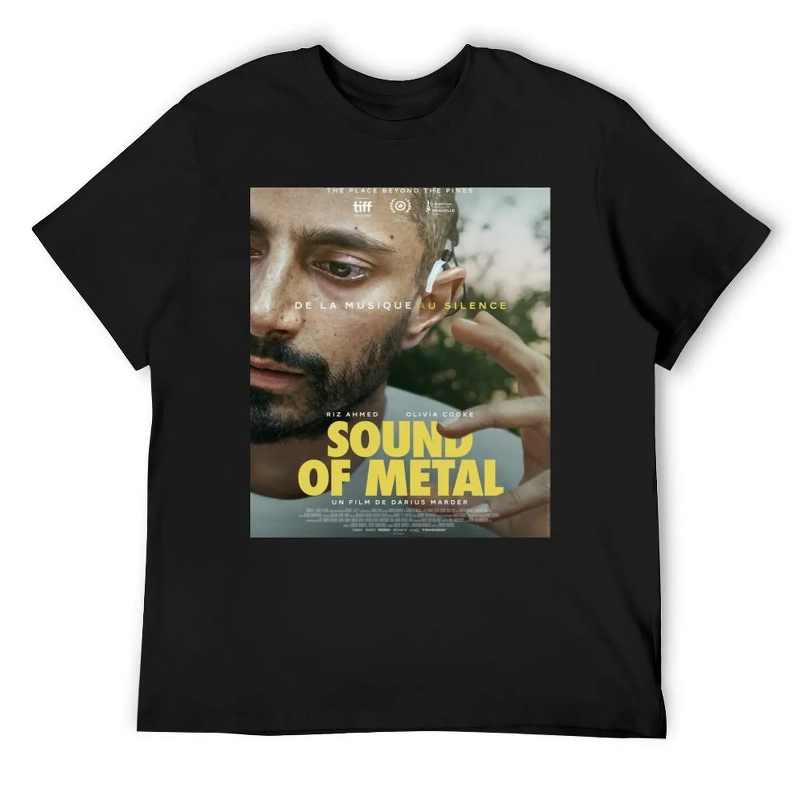 

Sound of Metal T-Shirt summer top luxury designer summer tops anime clothes t shirts for men cotton