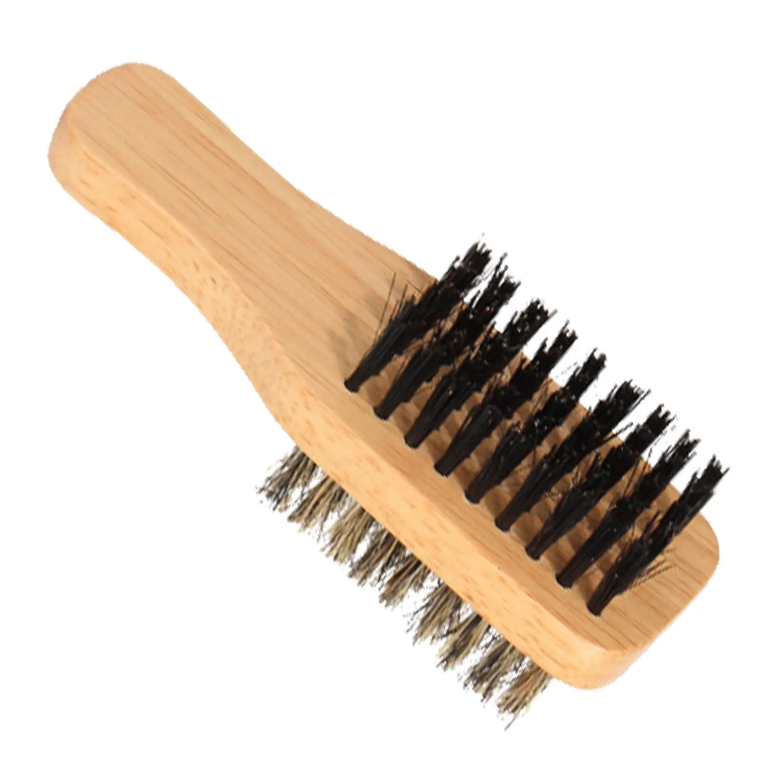1Pcs Professional Beard Brush Natural Boar Bristles Soft Healthy Beard Exfoliating Shaving Soap Use Barber Oil Head Styling Tool