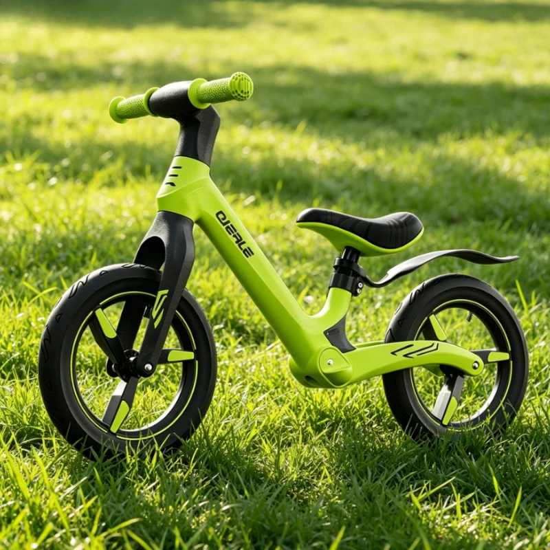 Kids Balance Bike Shock Absorbing Lightweight No Pedal Bicycle with Adjustable Seat for Toddlers Outdoor Learning 밸런스 바이크