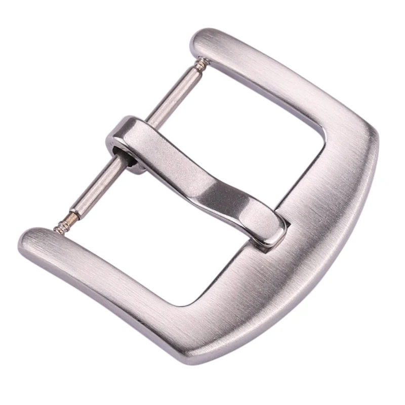 20pcs Wholesale Metal Watch Band Buckles Stainless Steel Clasps 18mm 20mm 22mm 24mm Silver Black Gold Accessories