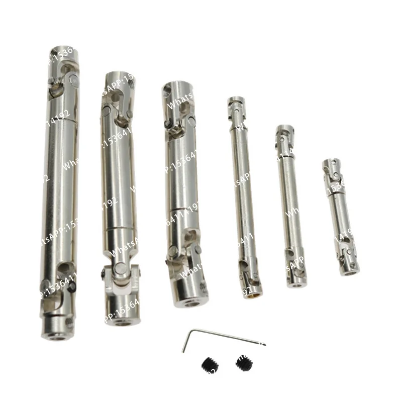 1Pcs Universal Transmission Telescopic Drive Shaft Coupler Motor Rear Telescopic Shaft for RC Car CVD