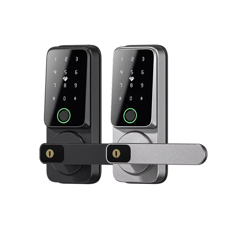 TTlock WiFi Smart Fingerprint Door Keyless Entry Digital Electronic Handle for Home Office Wholesale Vendor