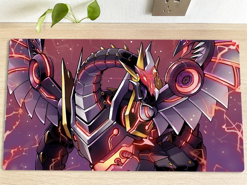 YuGiOh Table Playmat Cyber Dragon Infinity TCG CCG Mat Trading Card Game Mat Mouse Pad Gaming Play Mat Mousepad With Bag