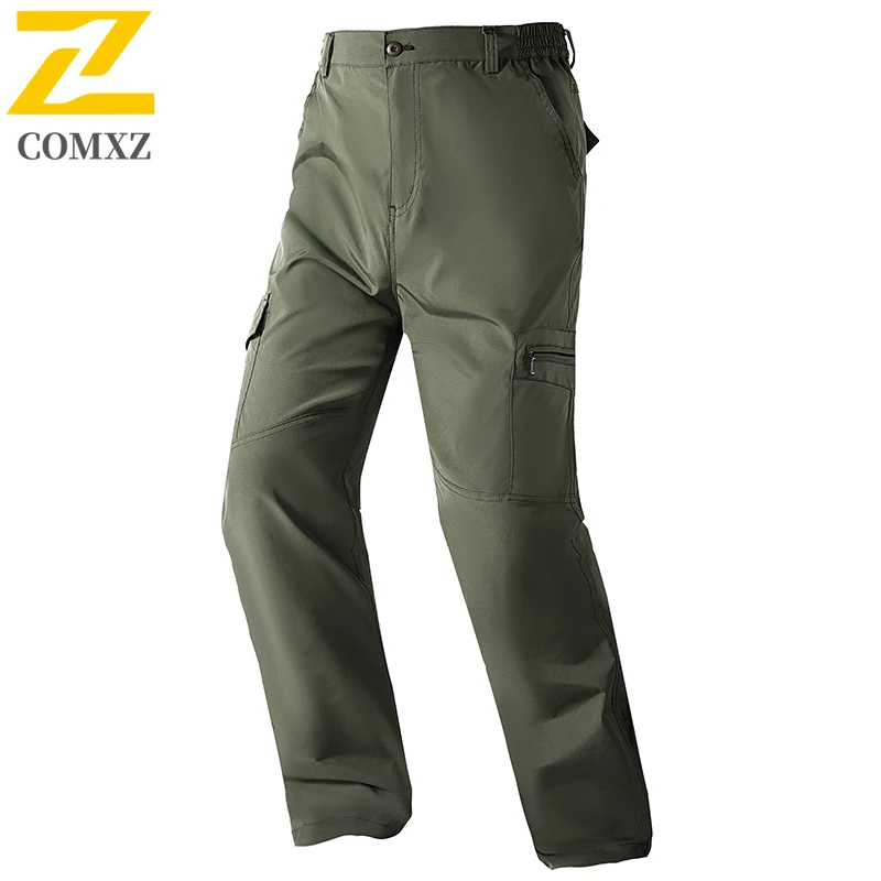 

Hiking Fishing Pants Men 2026 New Spring Summer Casual Quick-drying Multi-pocket Trousers Man Moto Loose Large Size Sports Pants