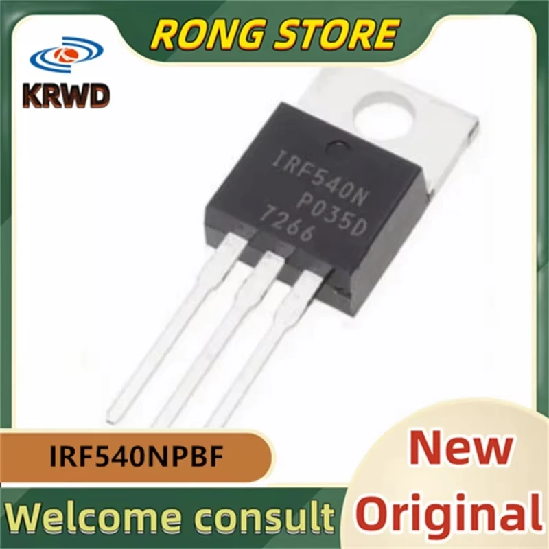 10PCS IRF540N  New and Original IRF540NPBF IRF540NPB IRF540NP IRF540N IRF540 540