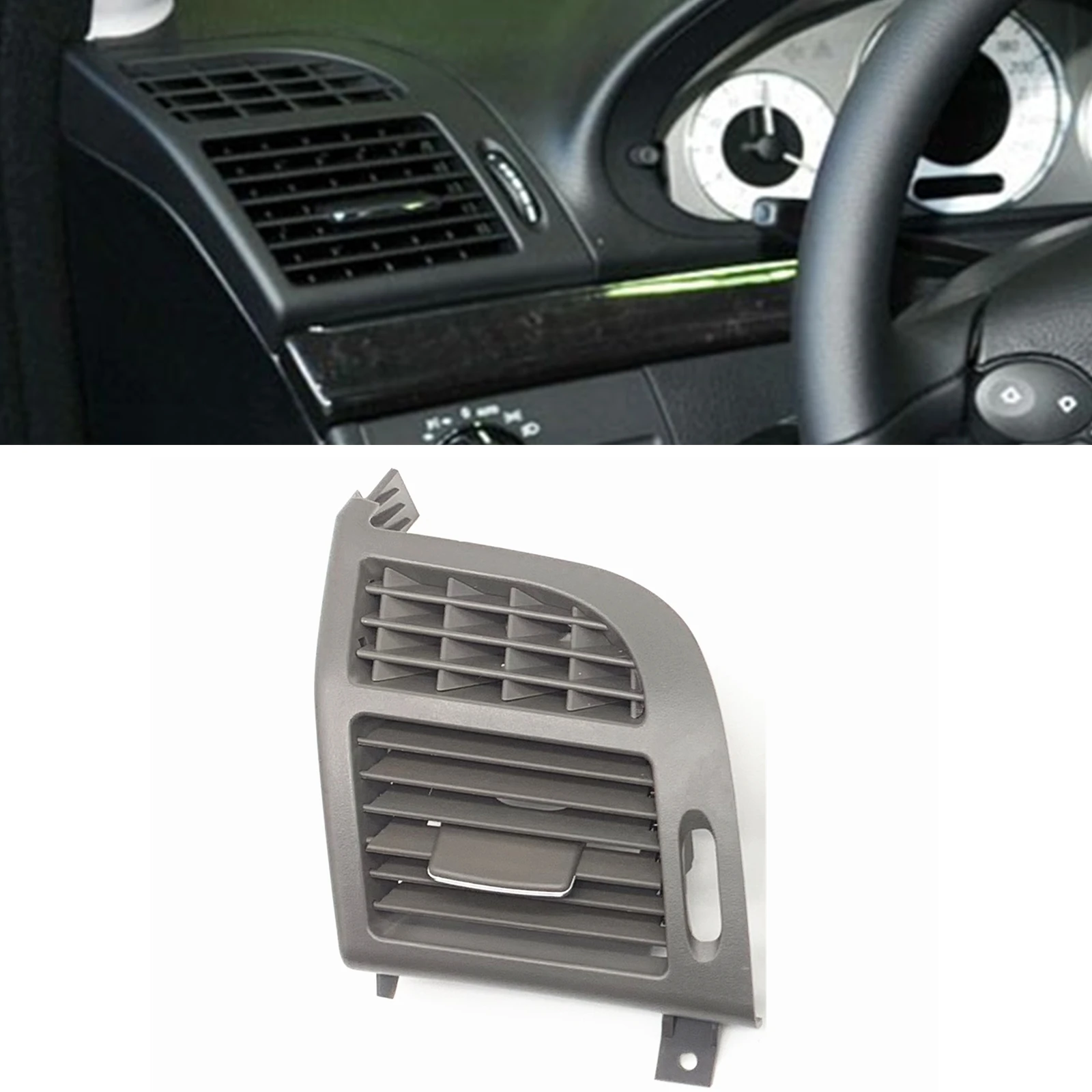 Front Dashboard Side A/C Air Vent Outlet Panel Frame Cover For Mercedes Benz E Class W211 2003-2008 CLS Class W219 2007-2009