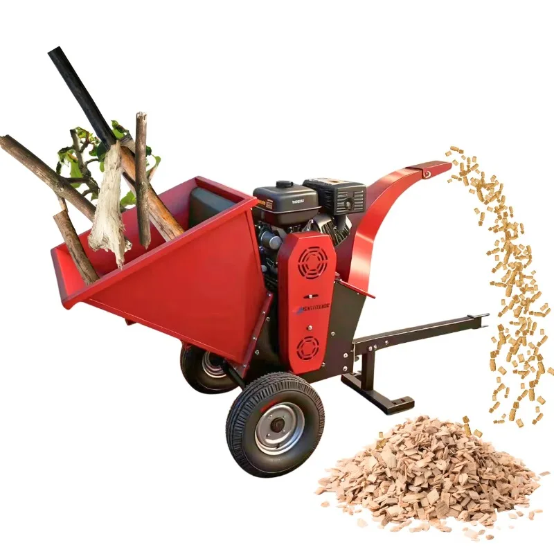 

【Best-Selling】Australia Factory Wholesale CE Mobile Electric Start 15 Horsepower Small Wood Crusher Can Process Tree Branches An