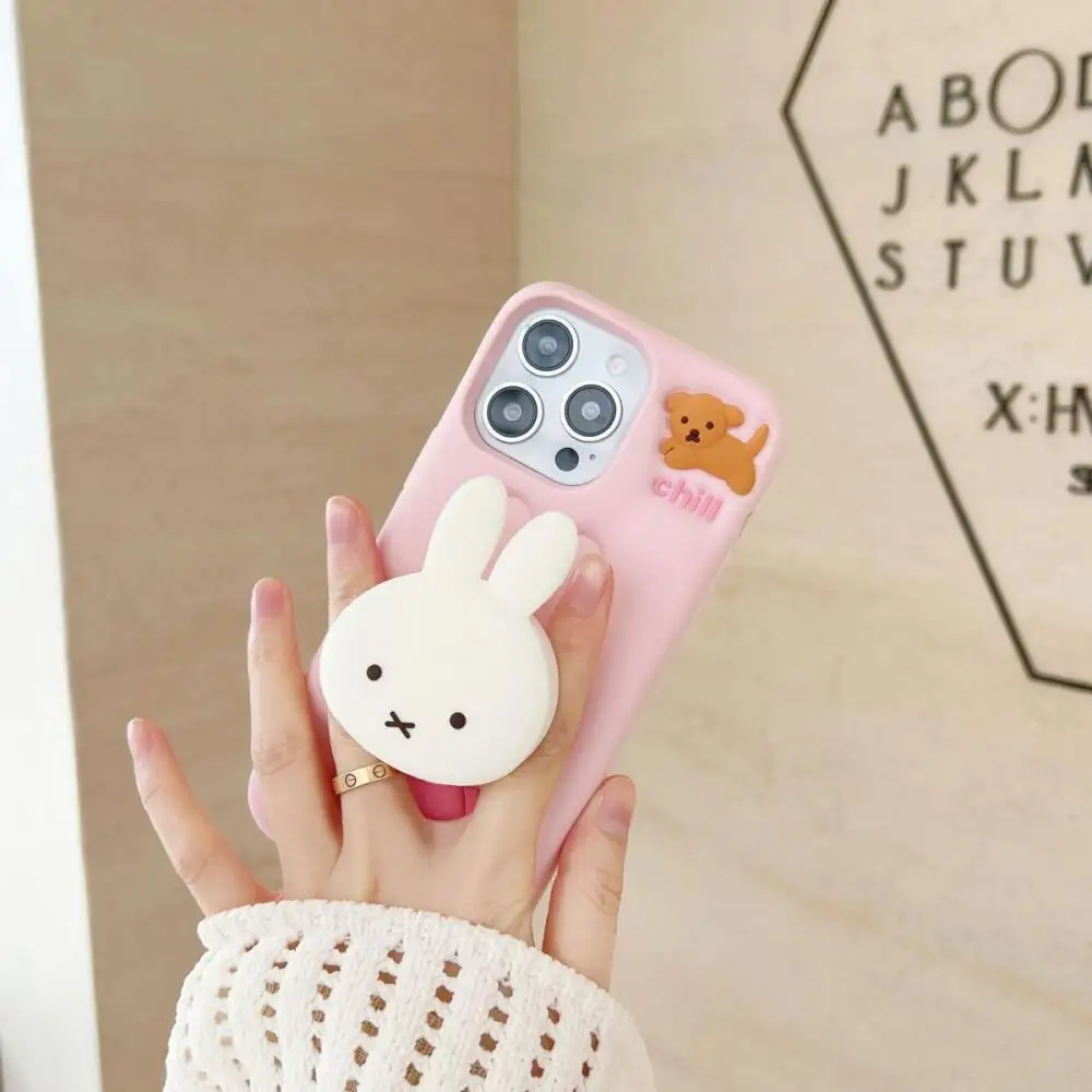 Miffy Rabbit Cute Phone Case Rabbit Silicone Phone Case Is Suitable for Iphone16 15 14 13Promax Serie with High Appearance Level