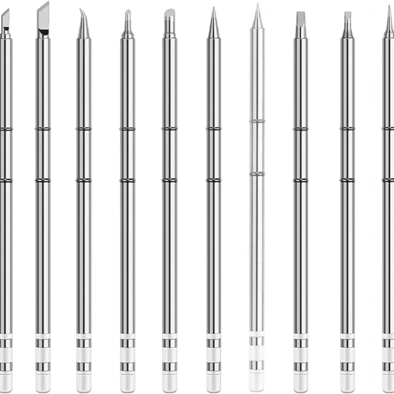 T12 Elektrische Lötspitzen T12-K B2 BL I ILS JL02 D24 KF BC2 BC3 C4 Spitzen-Sets für Hakko FX951 Micro DIY Lötstation