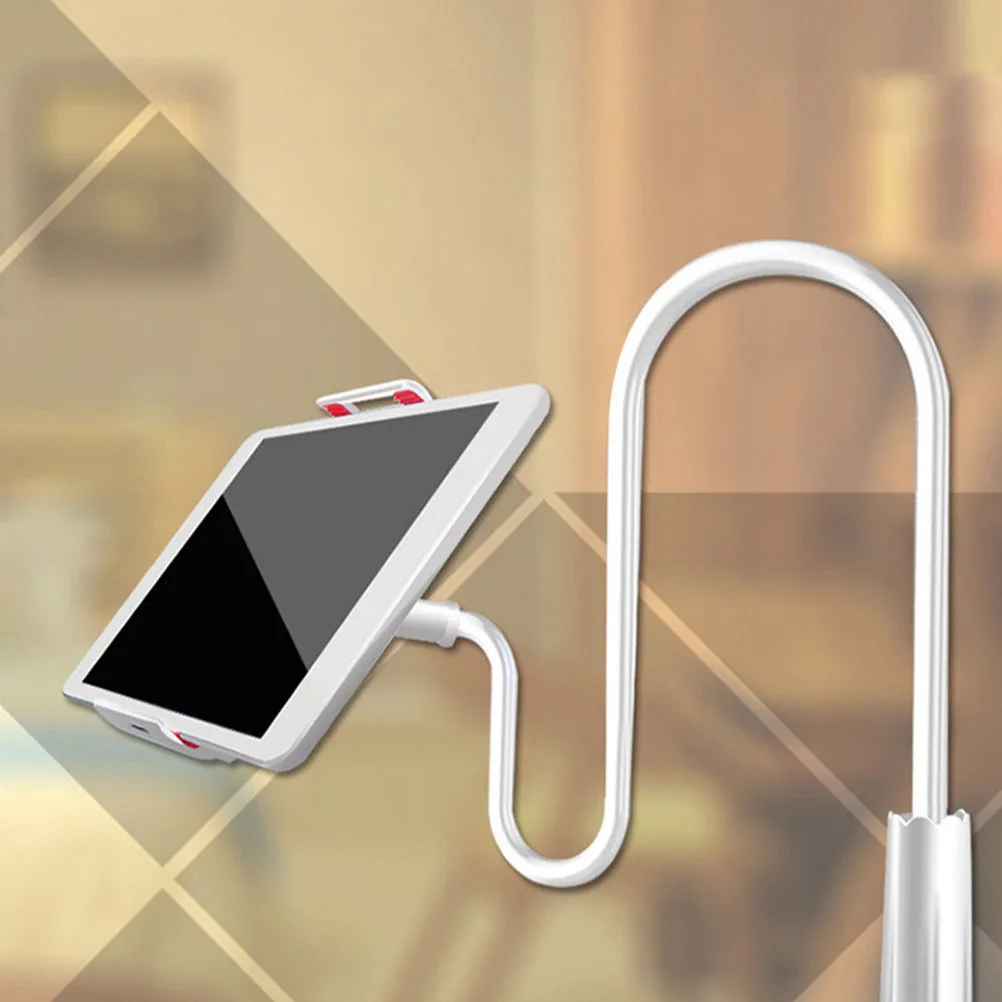 

Tablet Holder Phone Stand Foldable Desktop Bracket With Cable Hole Anti-Slip Secure Grip For Mobile Device Charging