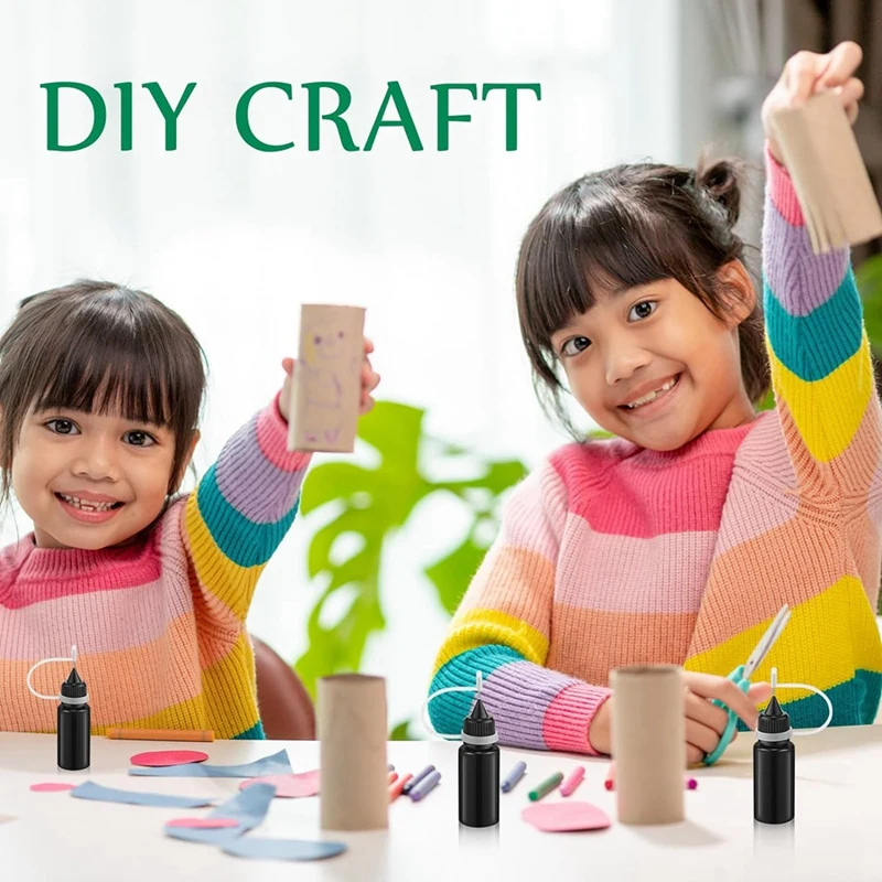 Garrafa plástica precisão agulha ponta aplicador, Mini, leve, 10 ml, 100 pcs