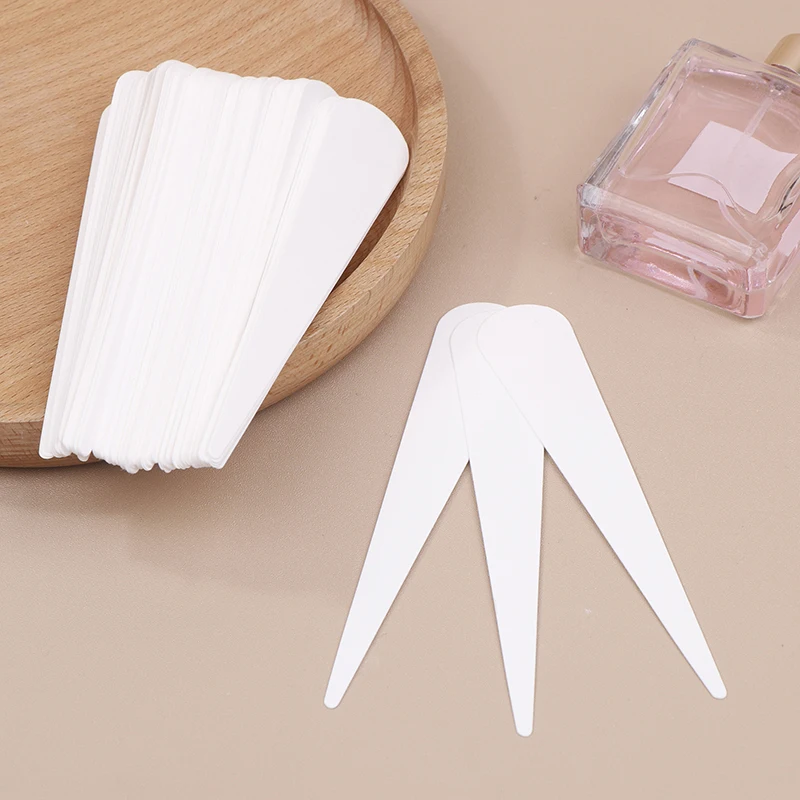 100pcs Perfume  Aromatherapy Perfume Essential Oils Tester Strips Fragrance Disposable White Smell Paper Paper Strips Test Paper